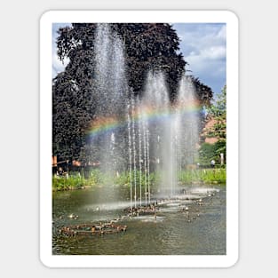 Rainbow in summertime Sticker